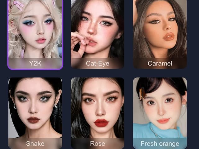 AI Makeup Tutorial Step 2